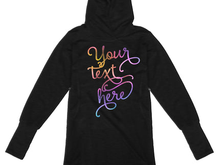 CUSTOMIZE YOUR OWN IRIDESCENT SCRIPT