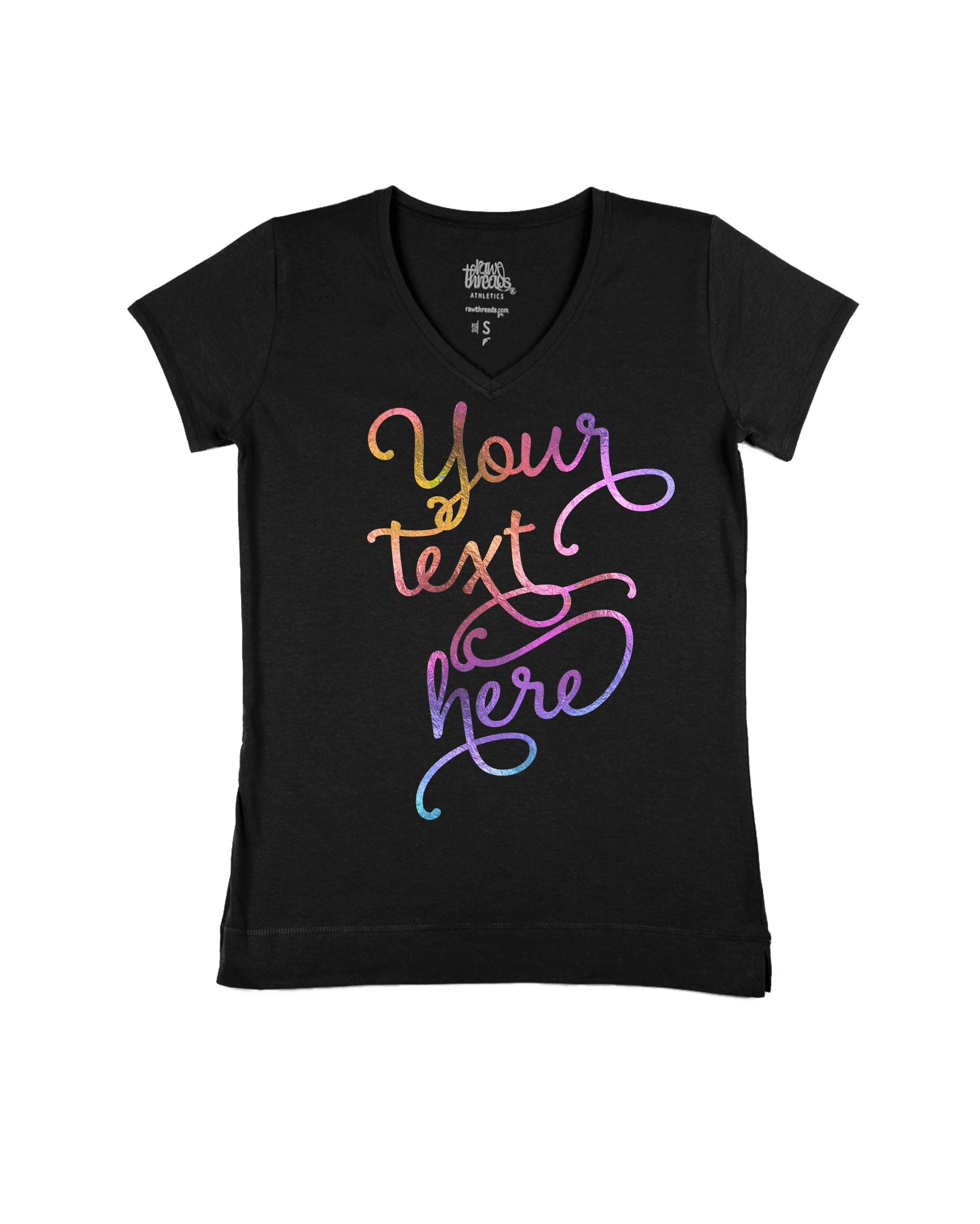 CUSTOMIZE YOUR OWN IRIDESCENT SCRIPT