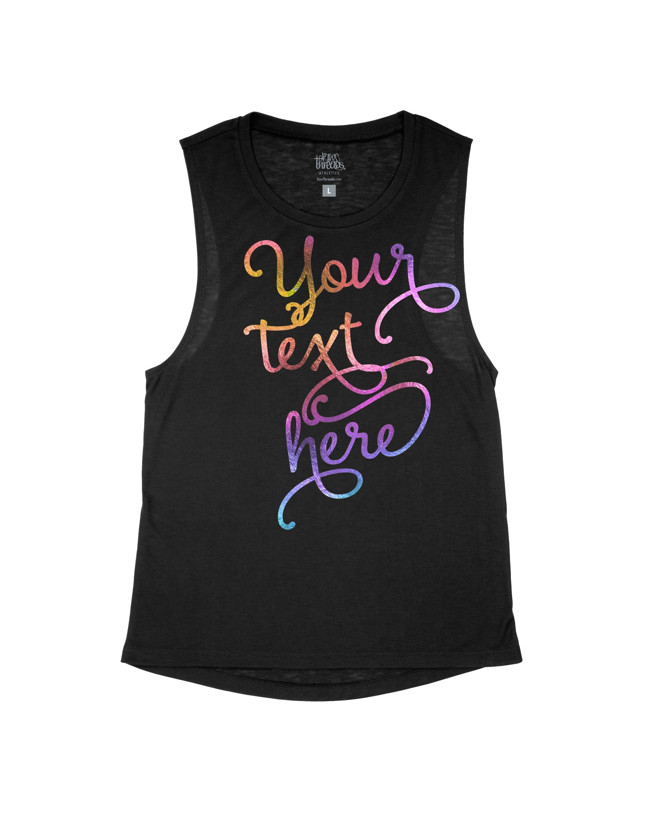 CUSTOMIZE YOUR OWN IRIDESCENT SCRIPT