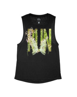 Black Flowy Tank / XS