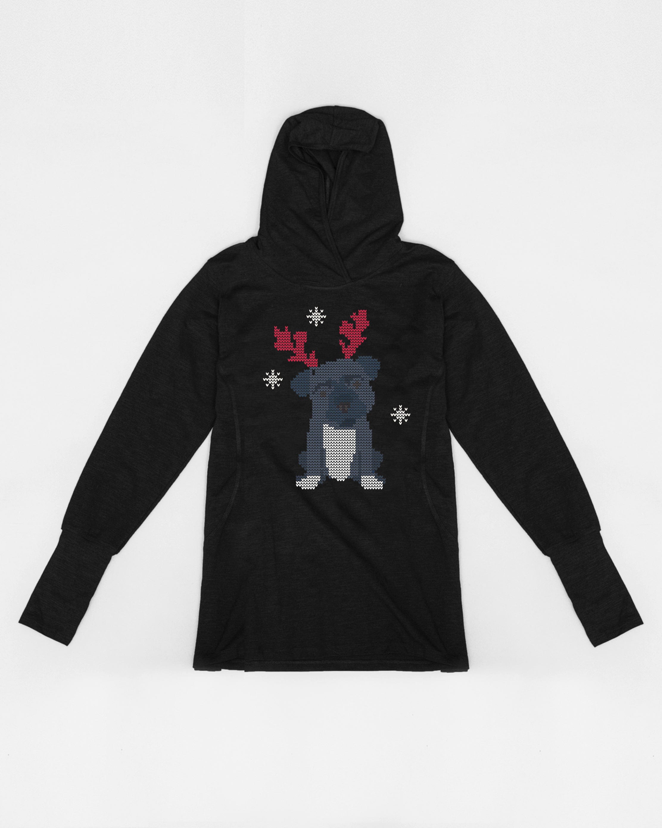 Gray Dog Christmas Sweater
