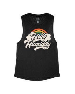 Black Flowy Tank / XS