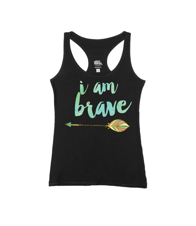I am Brave (Coral/Green Arrow)