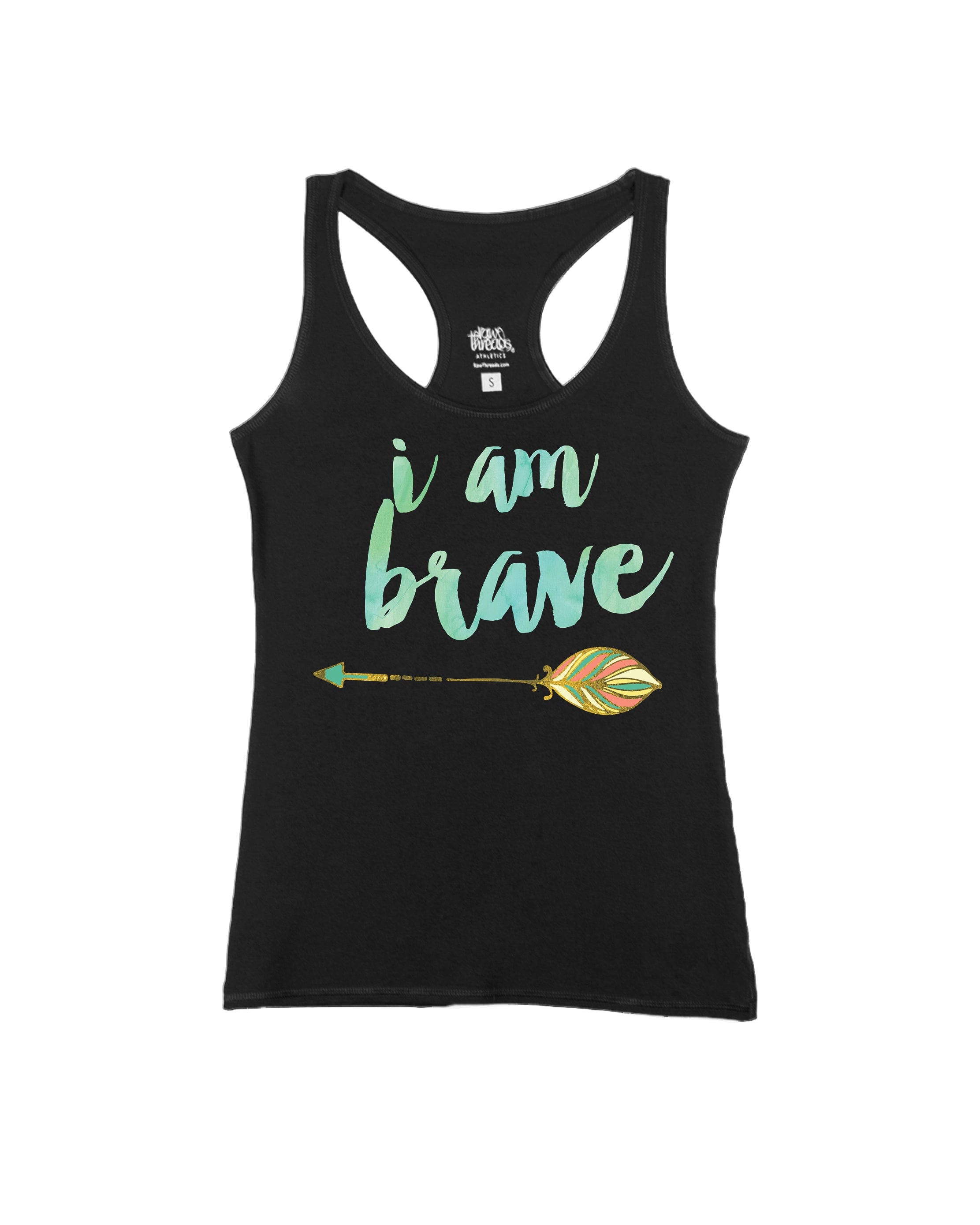 I am Brave (Coral/Green Arrow)