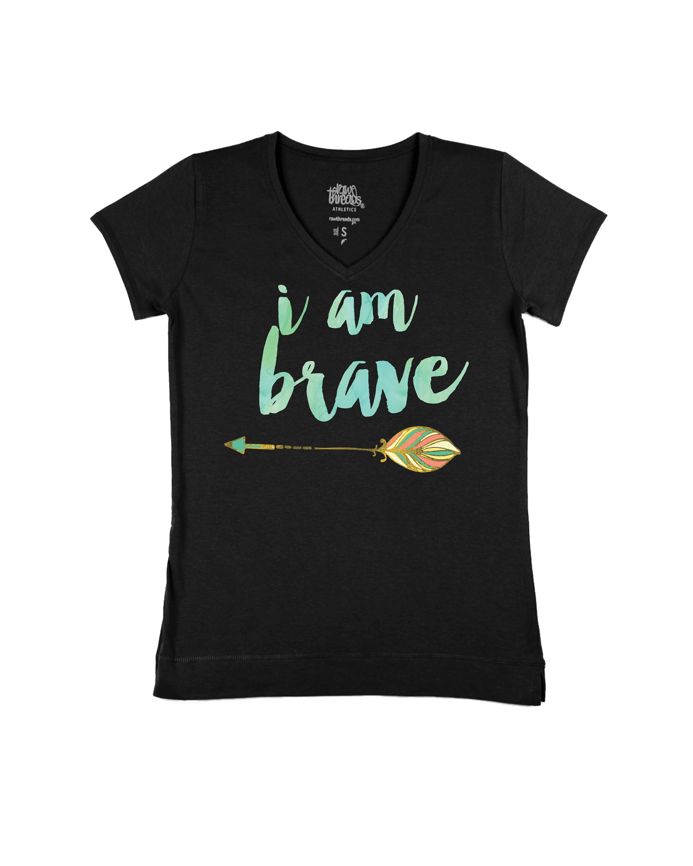 I am Brave (Coral/Green Arrow)