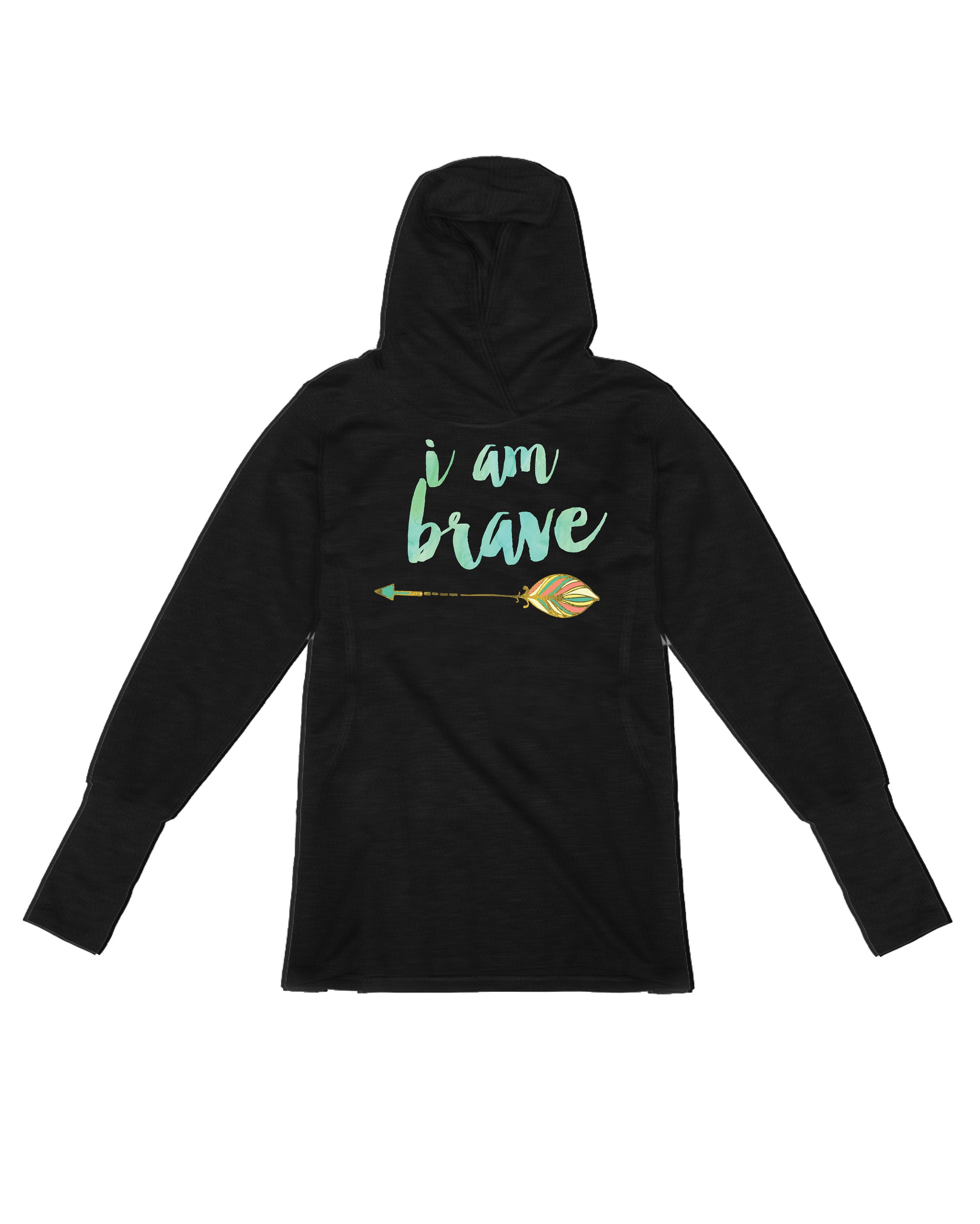I am Brave (Coral/Green Arrow)