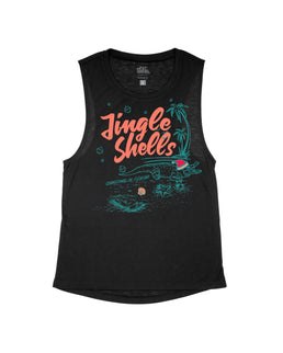 Black Flowy Tank / XS / Black