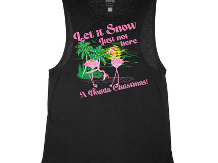 Let it Snow Just Not Here Flamingos