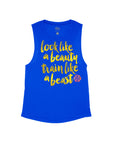 Royal Blue Flowy Tank