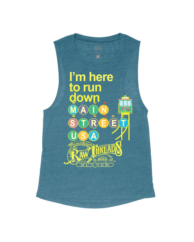 Pastel I'm here to run Main Street