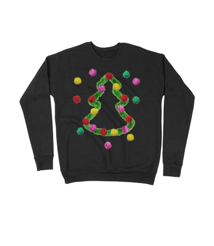 Pom Poms Christmas Sweater