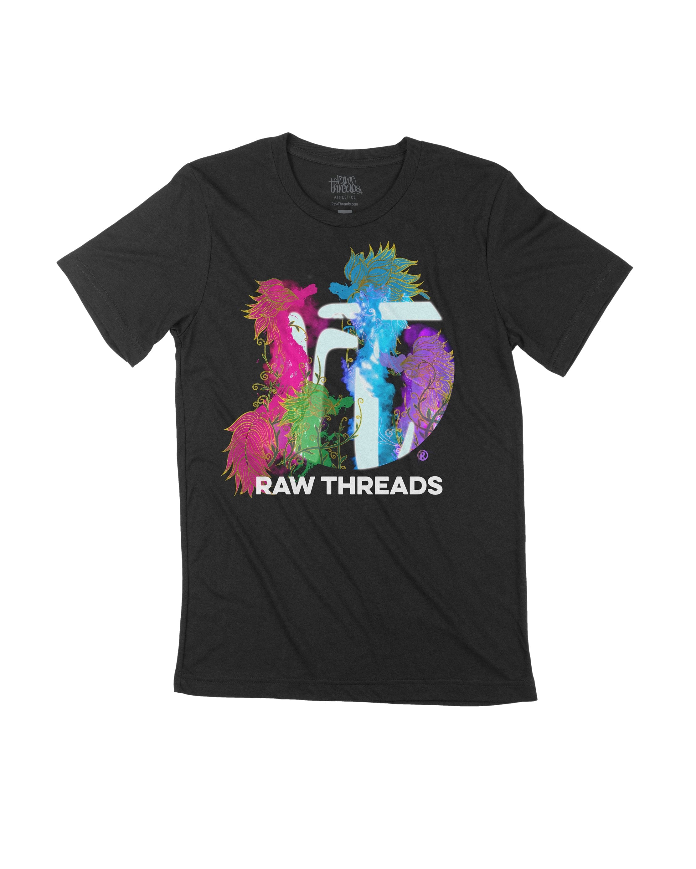 Raw Threads Logo Dragons in Full Color