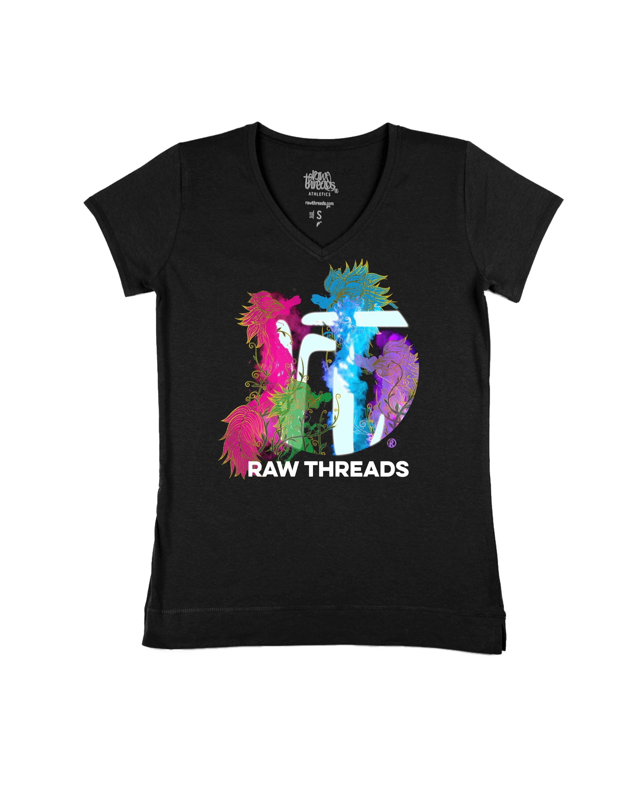 Raw Threads Logo Dragons in Full Color
