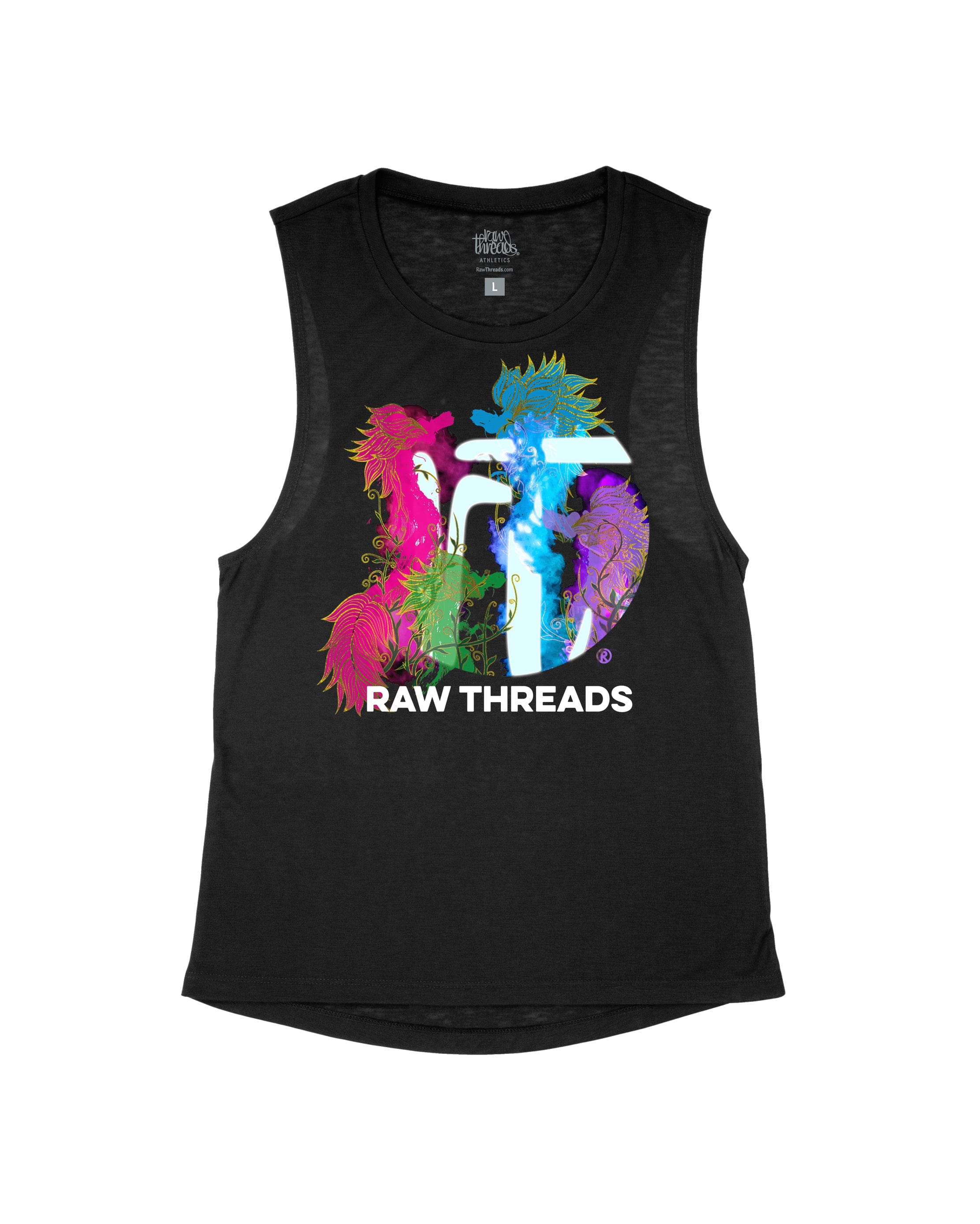 Raw Threads Logo Dragons in Full Color