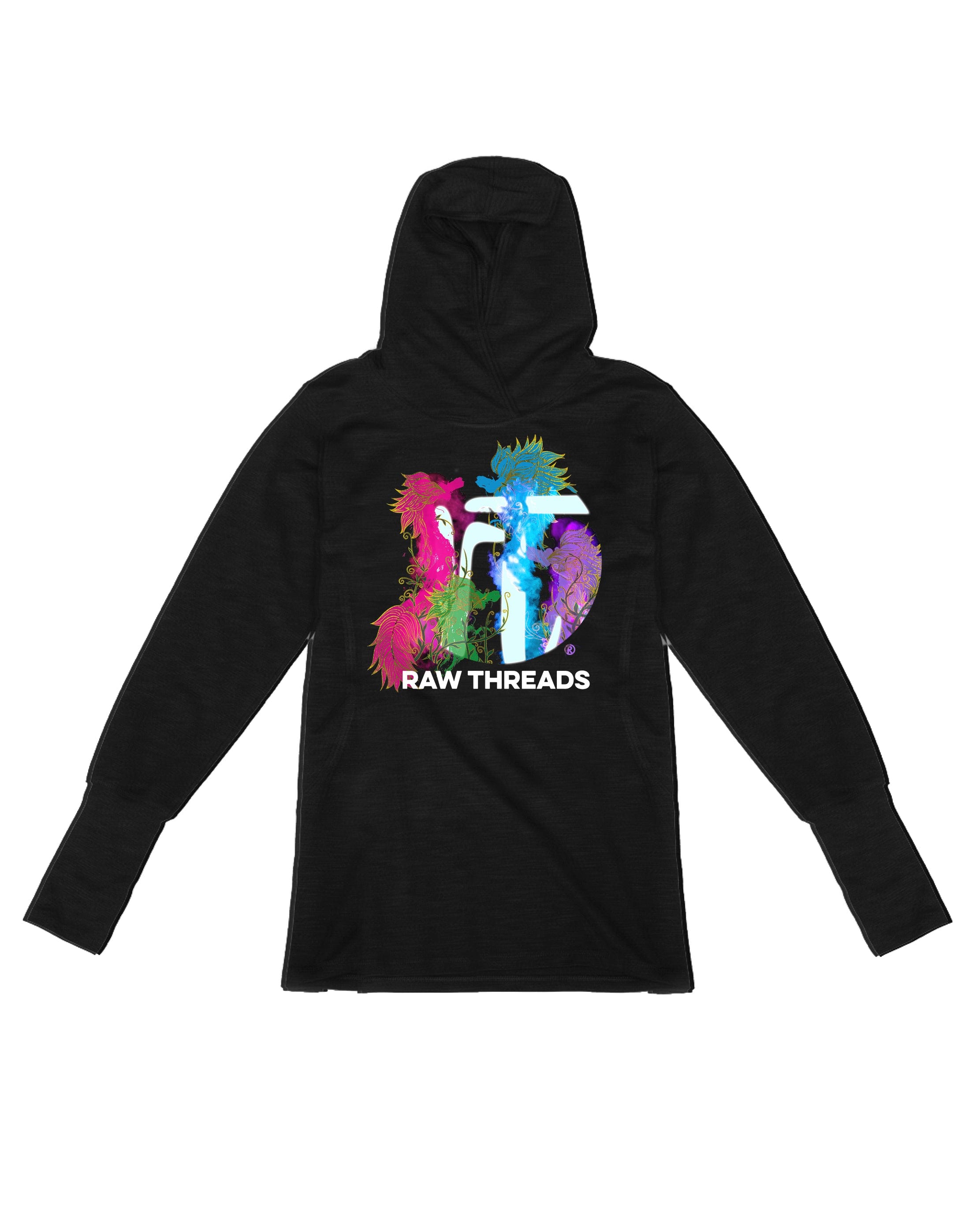 Raw Threads Logo Dragons in Full Color