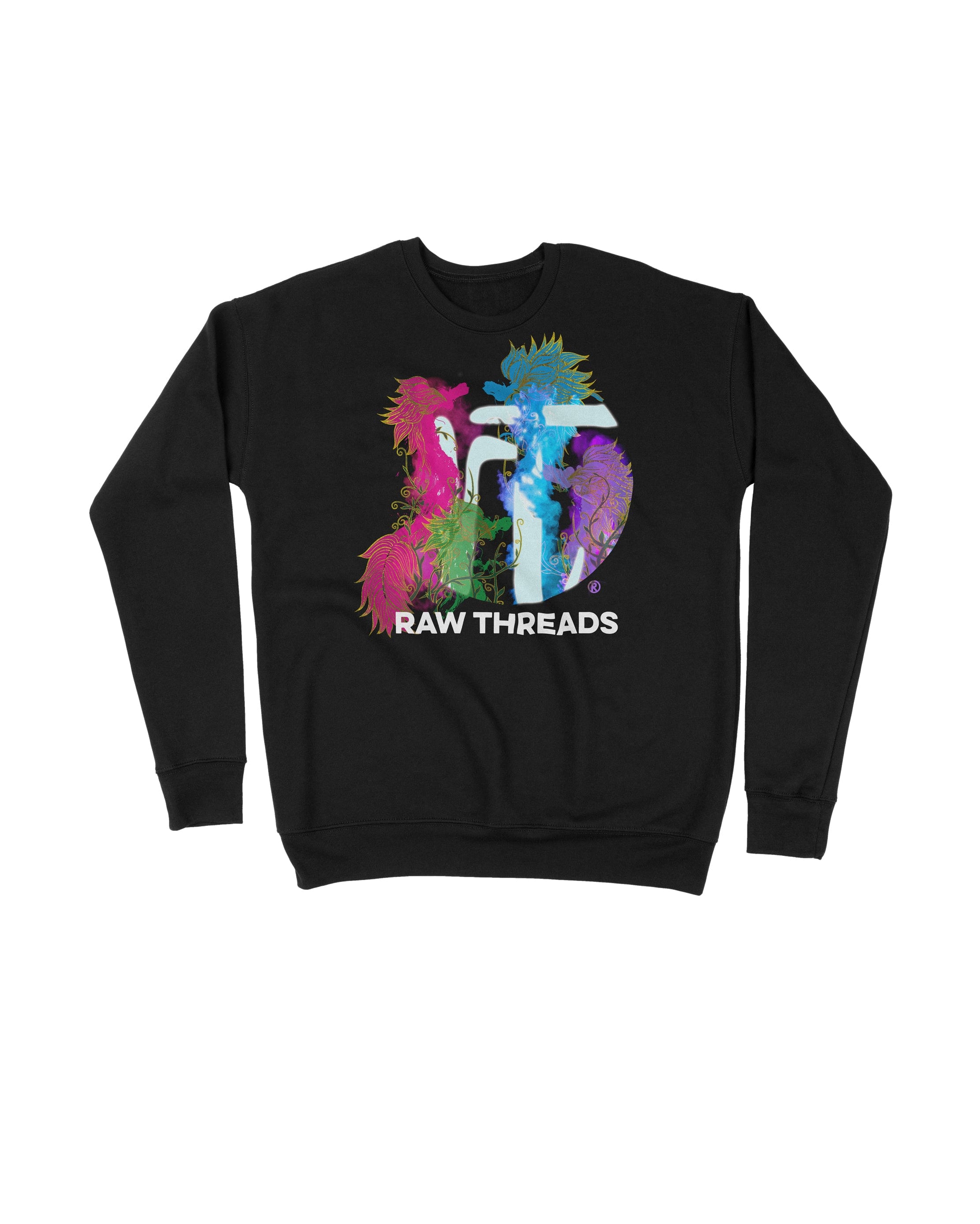 Raw Threads Logo Dragons in Full Color