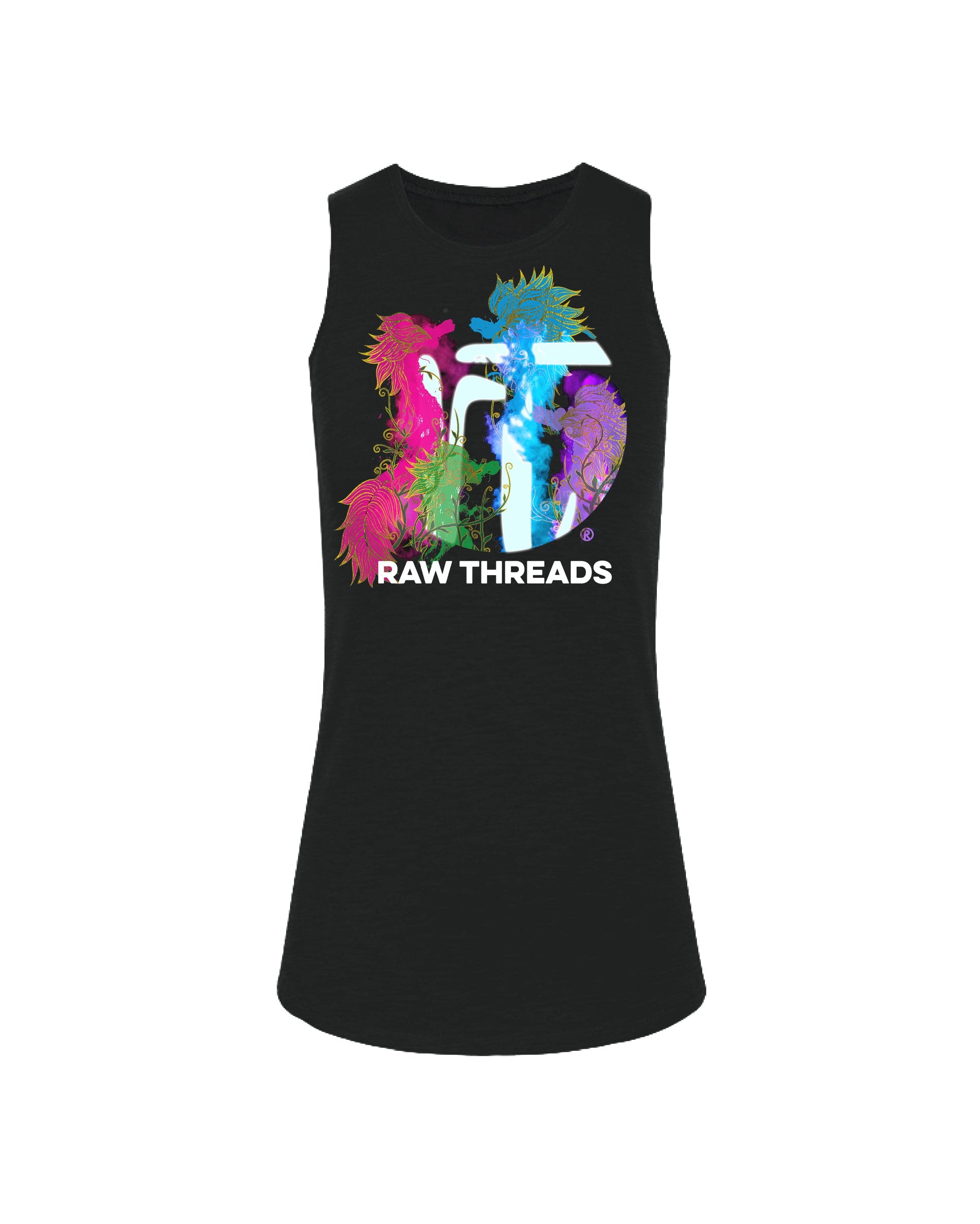 Raw Threads Logo Dragons in Full Color