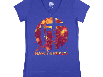 Raw Threads Fall Leaves Logo
