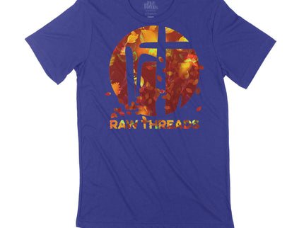 Raw Threads Fall Leaves Logo