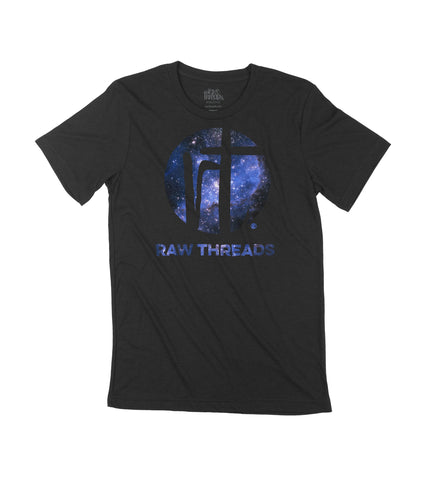 Raw Threads Logo Blue Galaxy