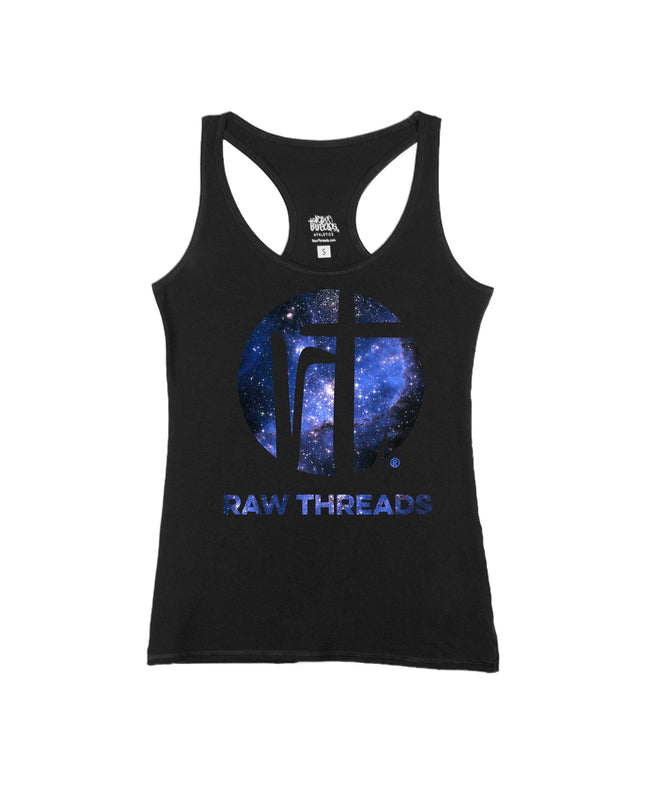 Raw Threads Logo Blue Galaxy