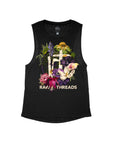 Black Flowy Tank