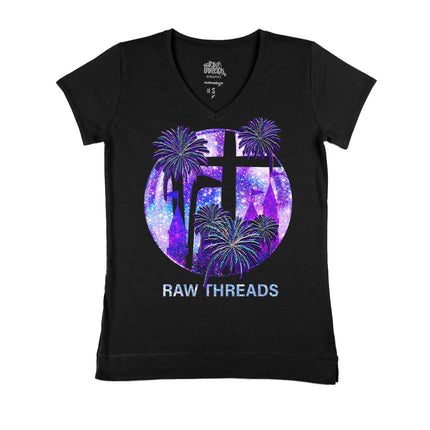 Raw Threads Logo in Purple Platinum