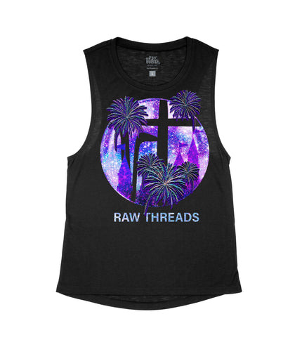 Raw Threads Logo in Purple Platinum