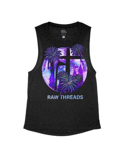 Raw Threads Logo in Purple Platinum