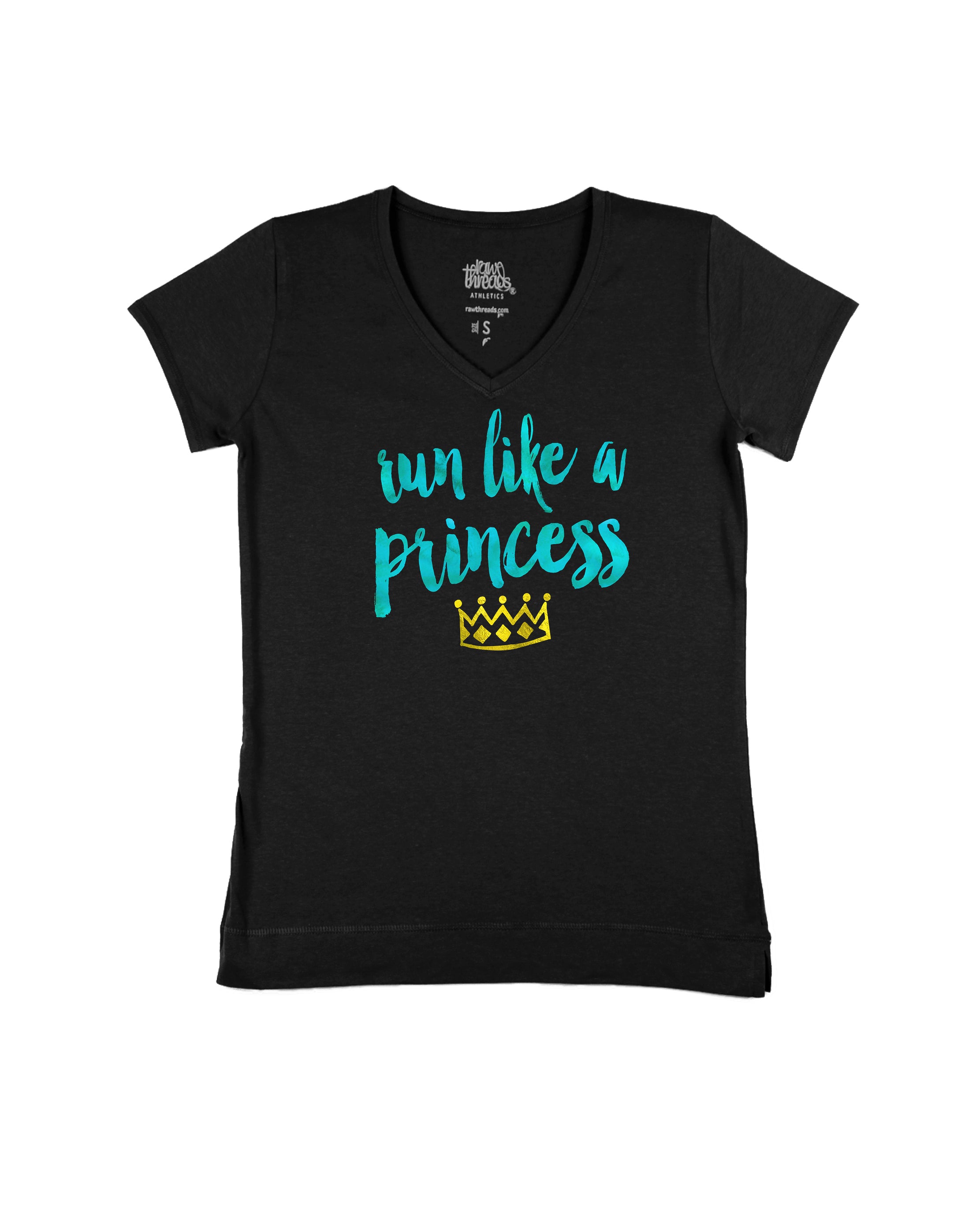 Run like a Princess (blue ink)
