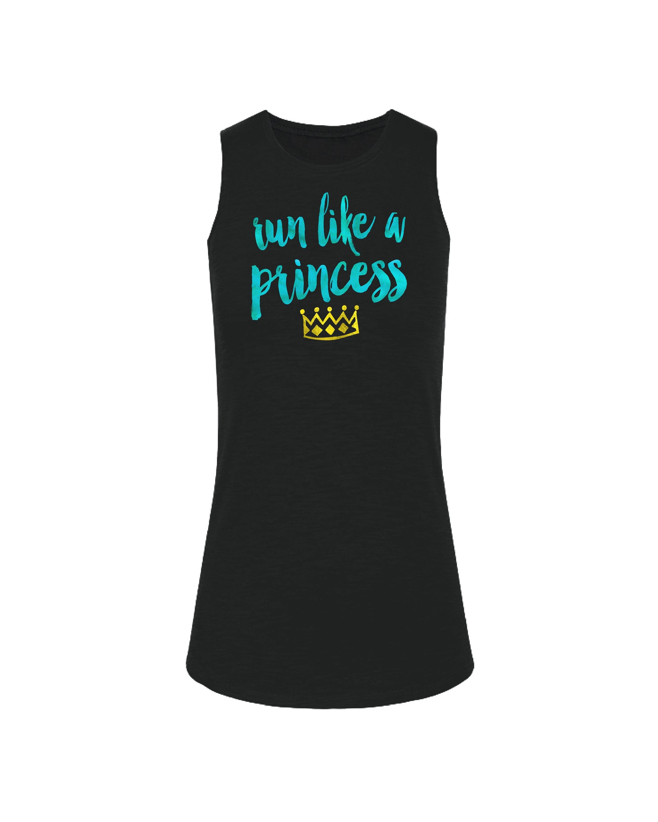 Run like a Princess (blue ink)