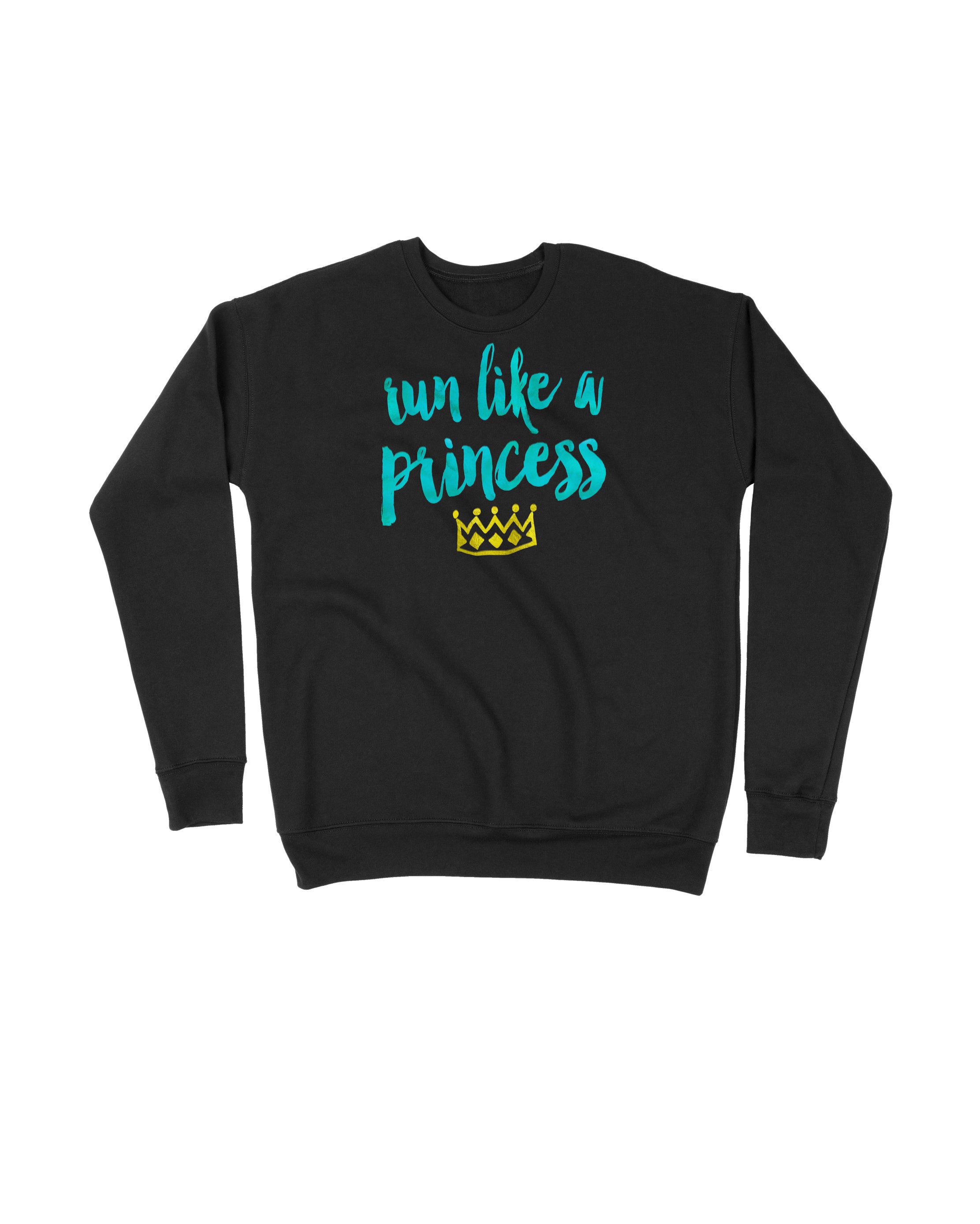 Run like a Princess (blue ink)