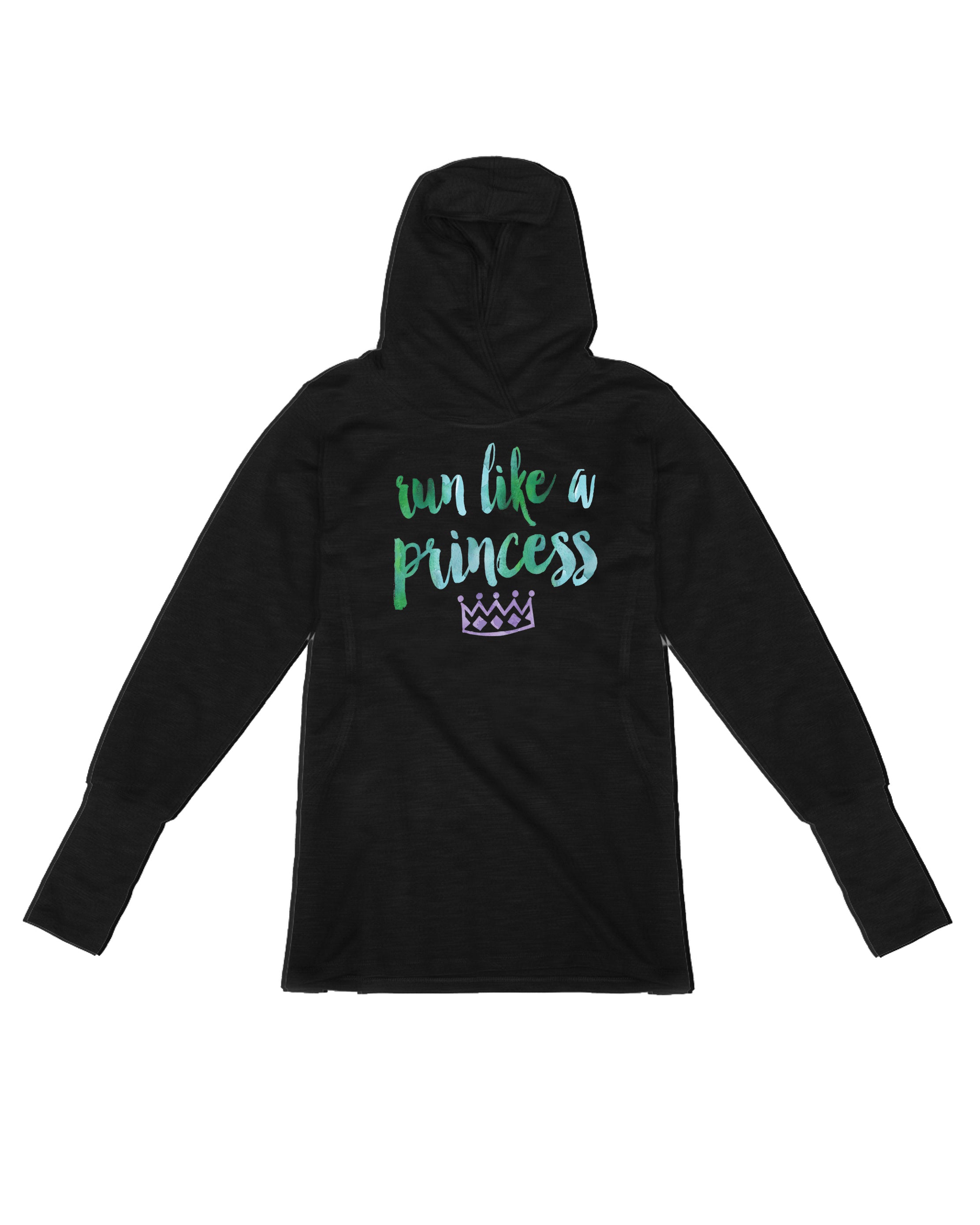 Run like a Princess (green ink)