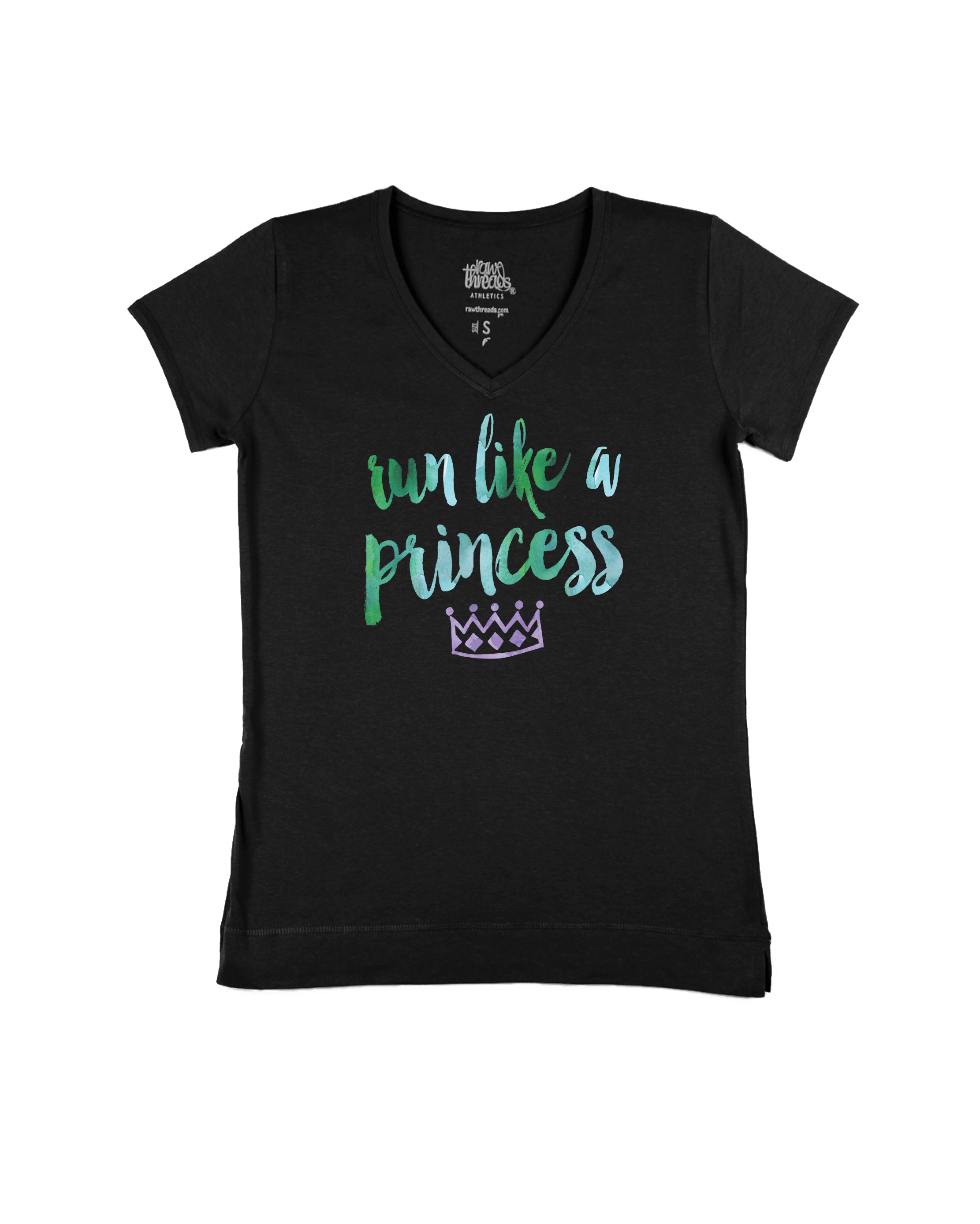 Run like a Princess (green ink)