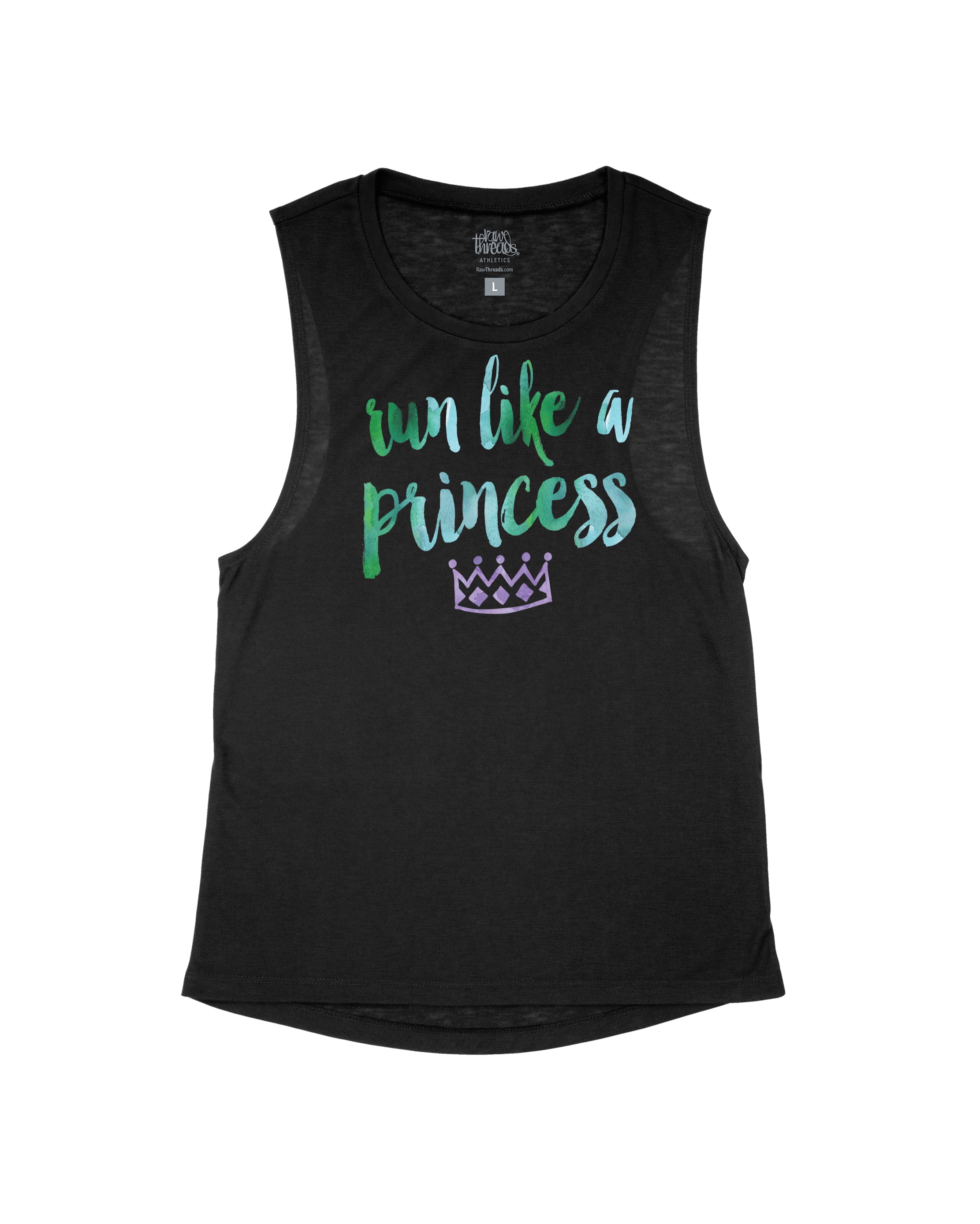 Run like a Princess (green ink)