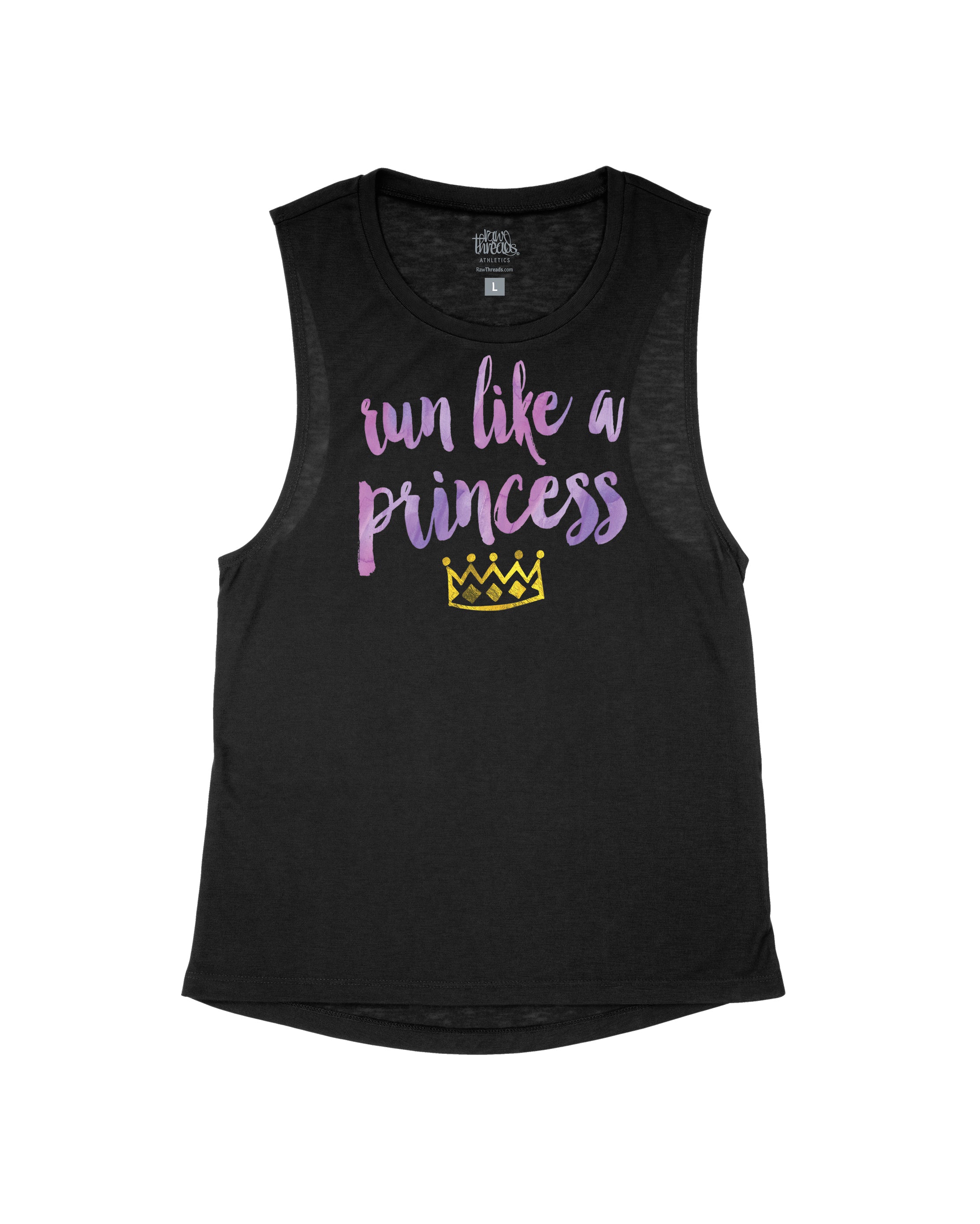 Run like a Princess (purple ink)