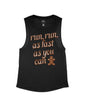 Black Flowy Tank / XS / Black