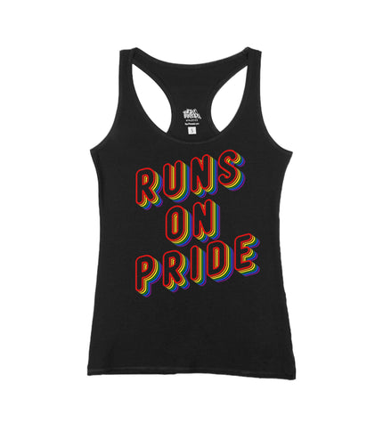Runs on Pride Rainbow Back
