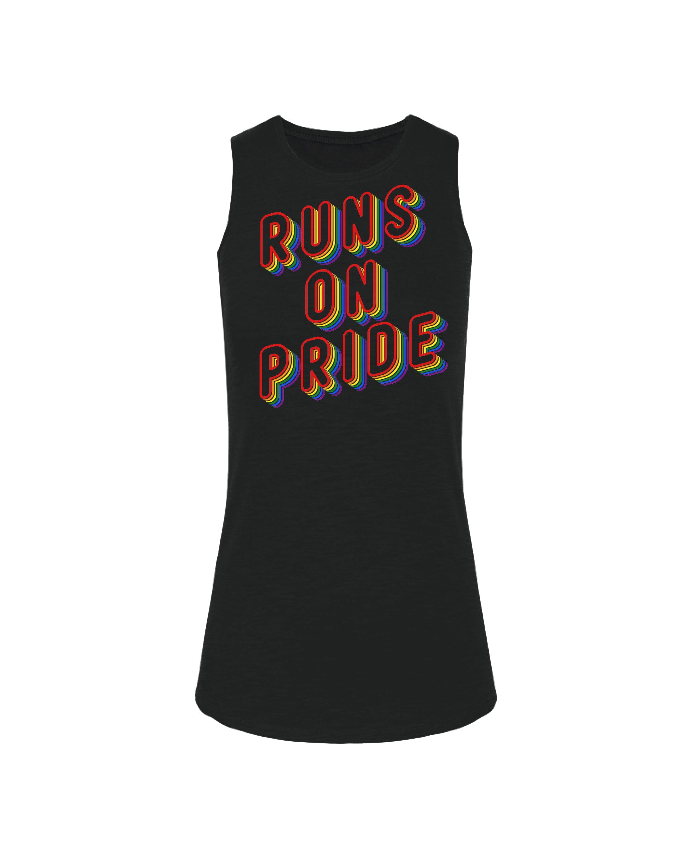 Runs on Pride Rainbow Back