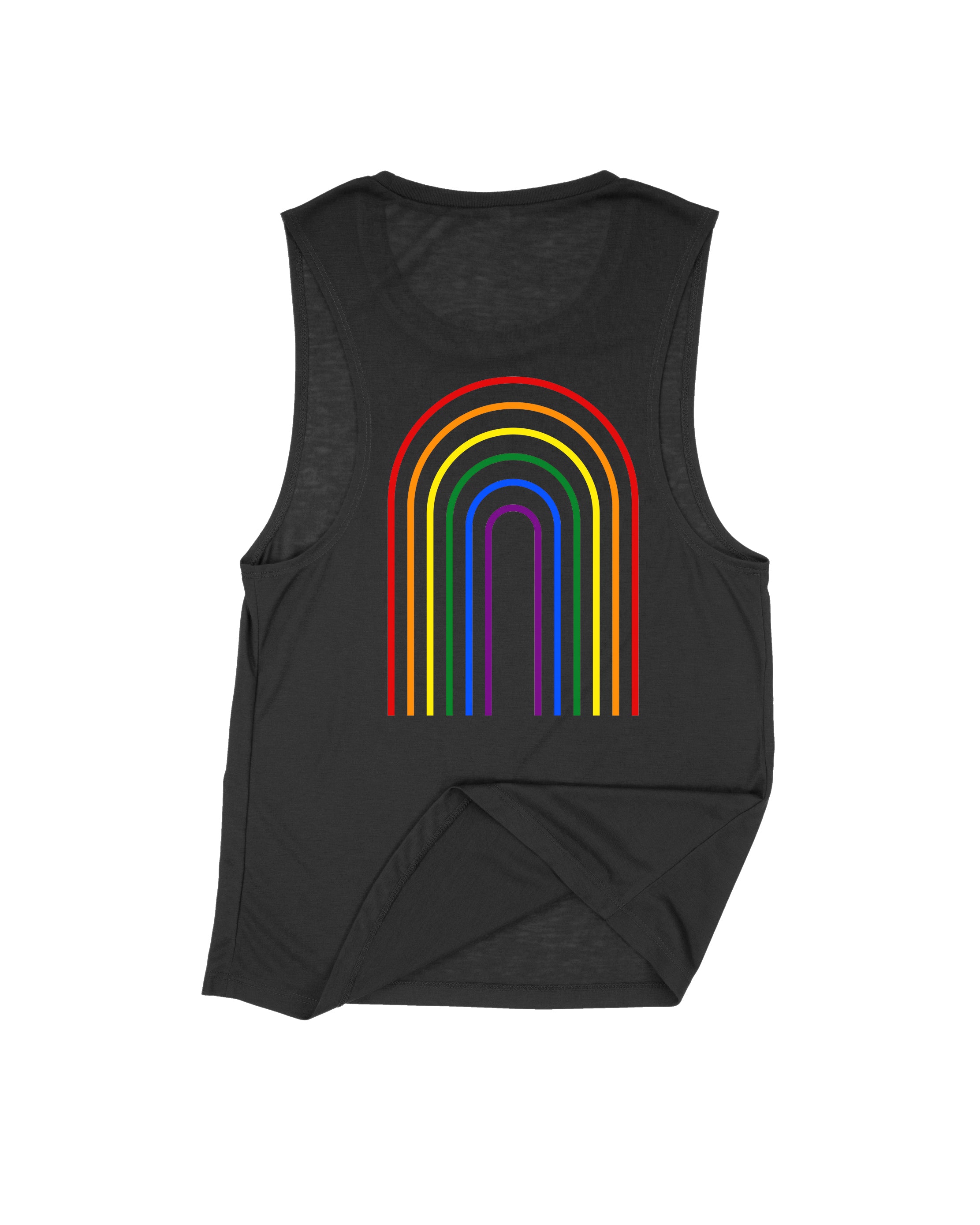 Runs on Pride Rainbow Back