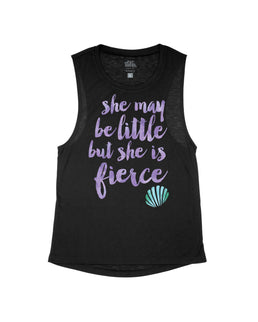 Black  Flowy Tank / S