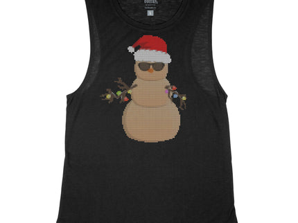 Snowman Made of Sand