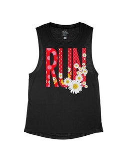 Black Flowy Tank / XS