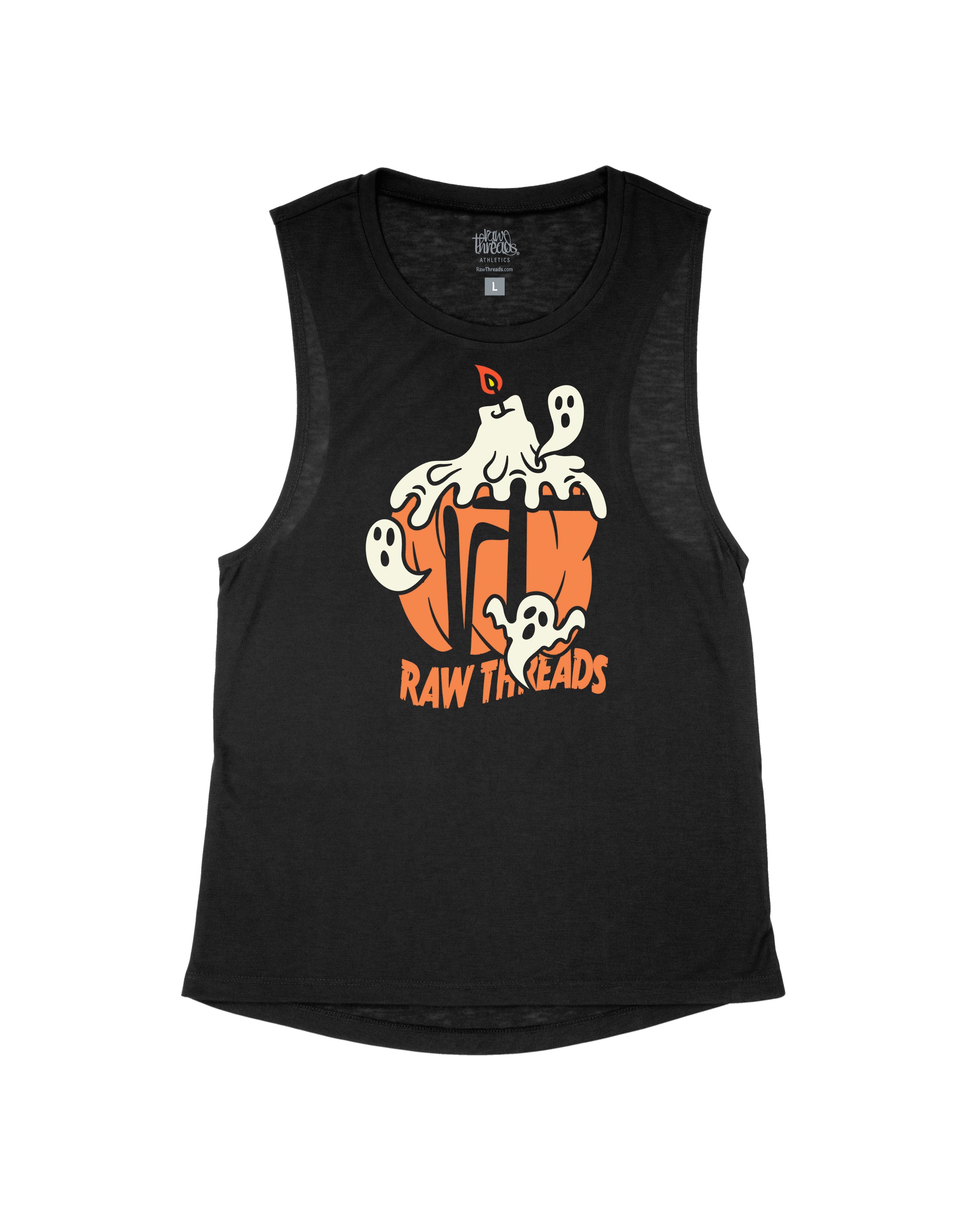 SPOOKY PUMPKIN RAW THREADS LOGO