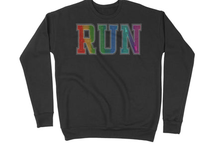 Stitched Embroidery RUN Rainbow