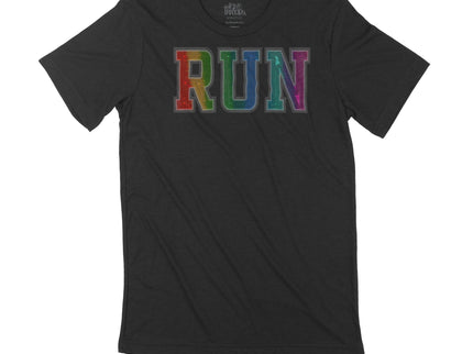 Stitched Embroidery RUN Rainbow