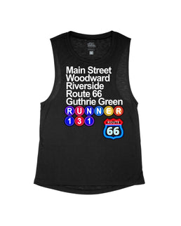 Black Flowy Tank / XS