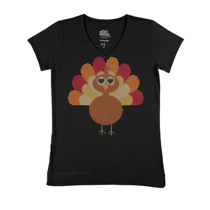 Turkey Heart Eyes Christmas Sweater