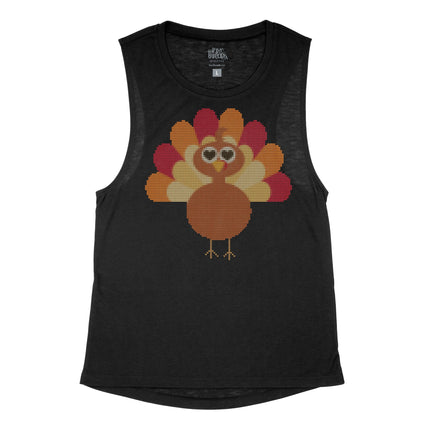 Turkey Heart Eyes Christmas Sweater