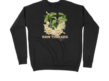 Water Lily and Frogs Raw Threads Logo
